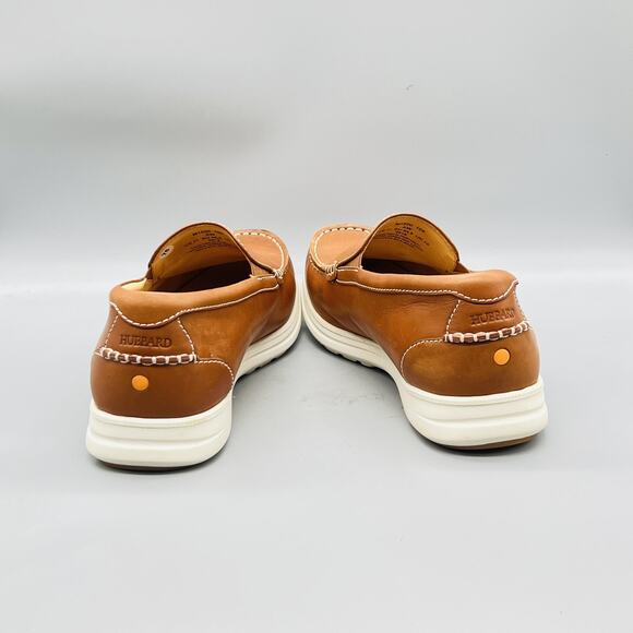 Samuel Hubbard Shoes Mens 11 Brown Leather Blue Skies Slip On Loafers Casual main image 10